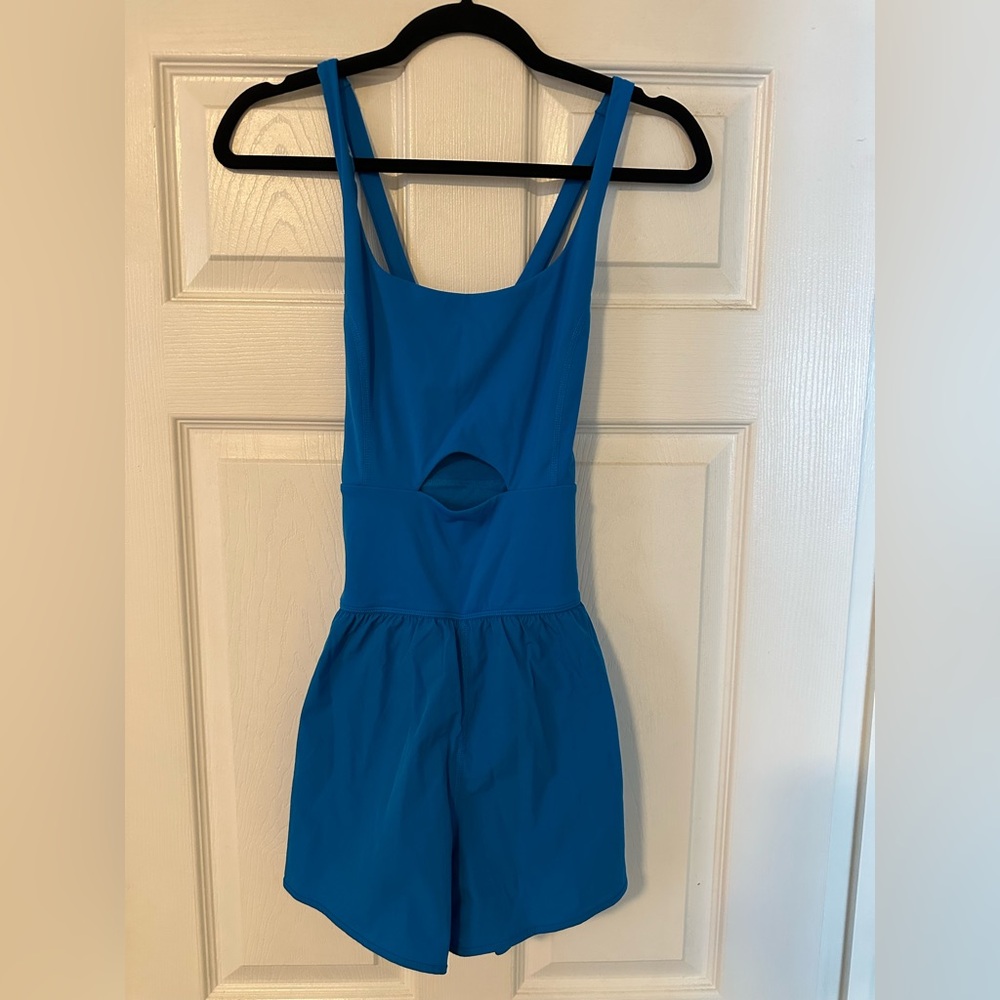 Blue Workout Romper